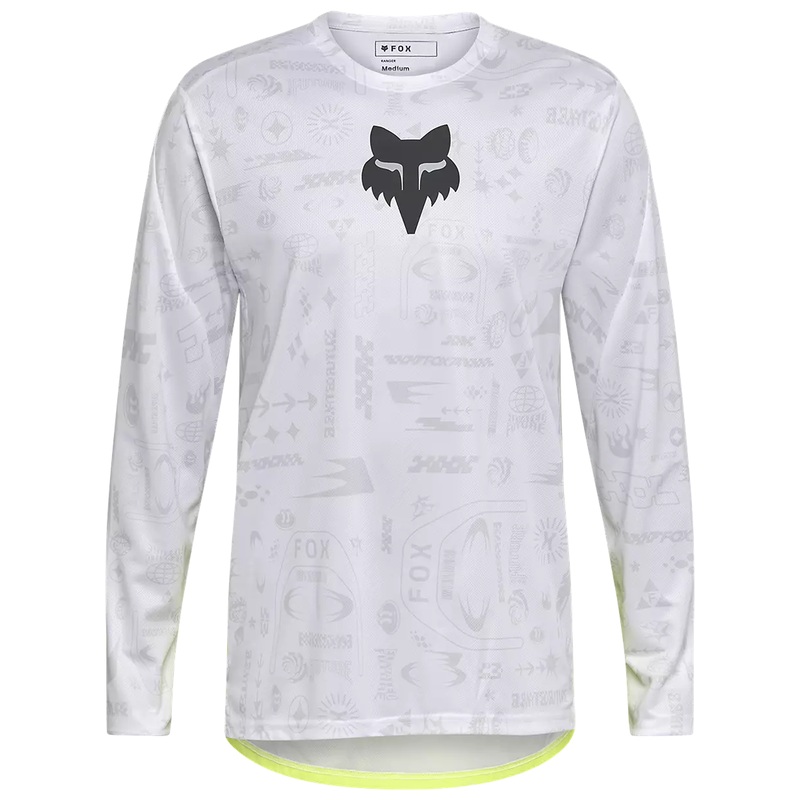 Fox Defend Ranger Lunar long sleeves jersey - White
