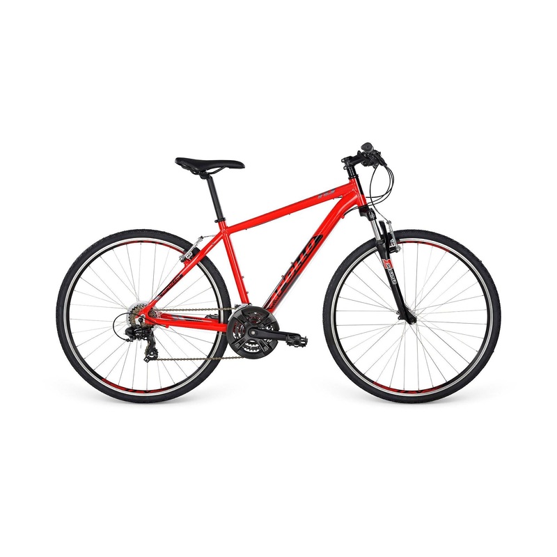 Apollo Transfer 10 Hybrid Bike Red (2017)