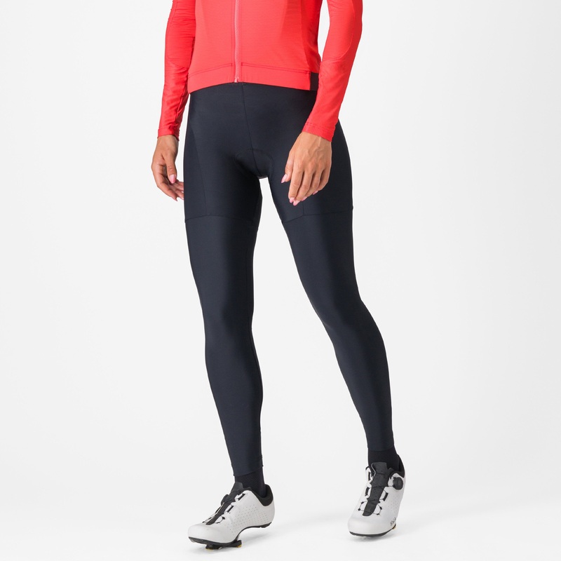Castelli Entrata S woman bib tight - Black