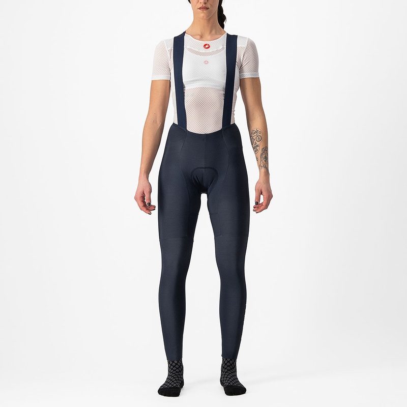 Castelli Free Aero RC DT women bib tight - Blue
