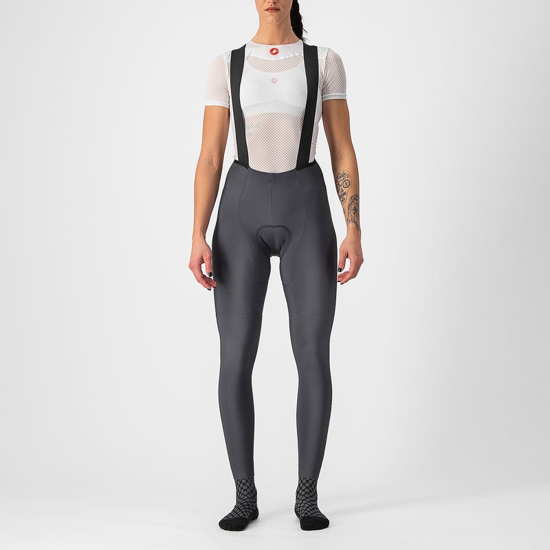 Castelli Free Aero RC DT women bib tight - Grey