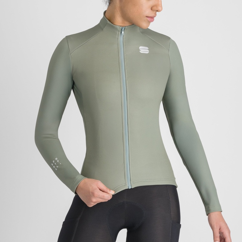 Sportful Srk woman long sleeve jersey - Green