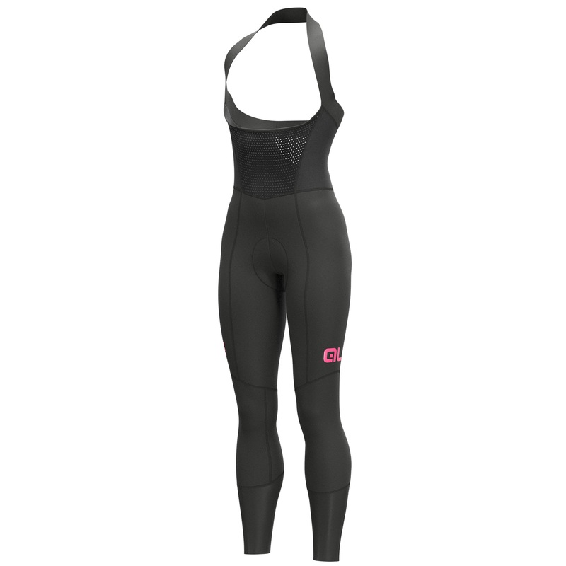 Ale R-EV1 Future Warm woman bib tight - Black pink
