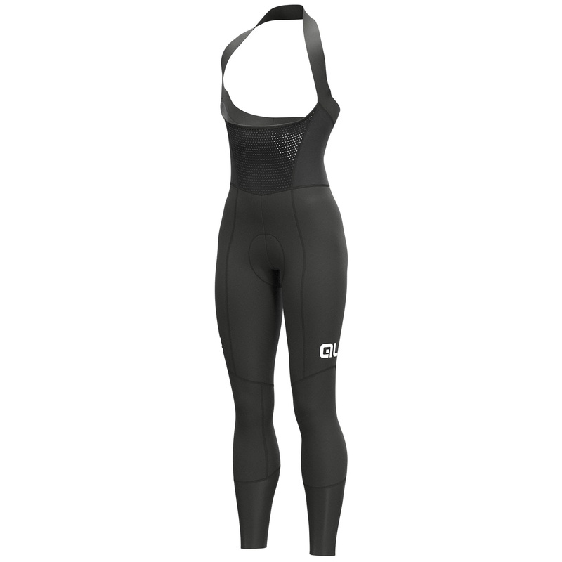 Ale R-EV1 Future Warm woman bib tight - Black white