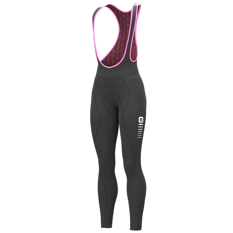 Ale Solid Essential woman bibtight - Black white