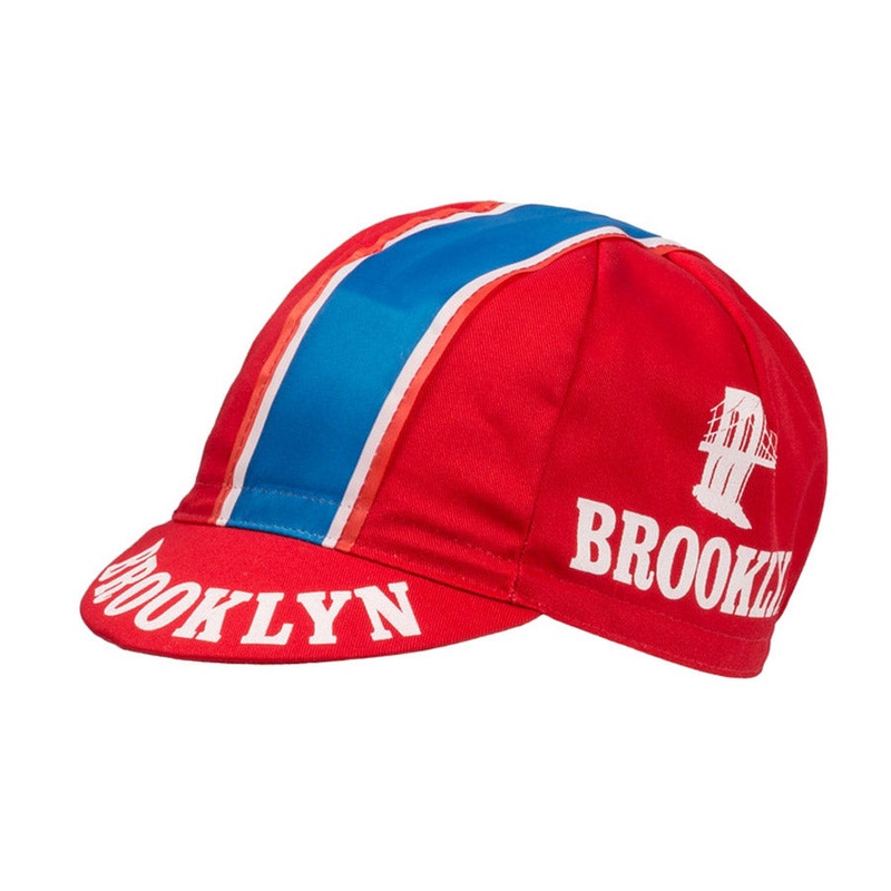 Brooklyn Cycling Cap - Red