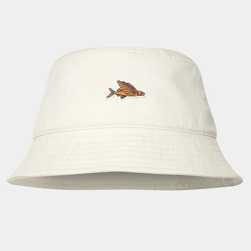 Cafe du Cycliste Bucket cap - White