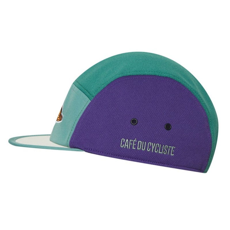 Cafe du Cycliste Gravel cap - Violet green