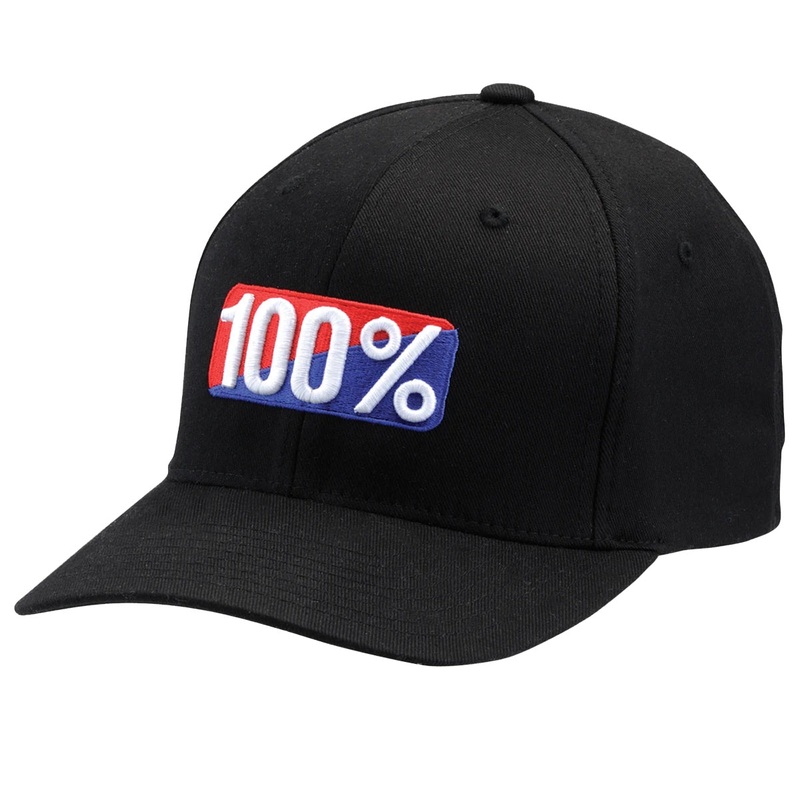 100% Classic X-fit cap - Black
