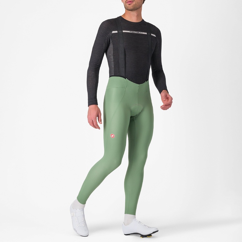 Castelli Espresso bib tights - Light green