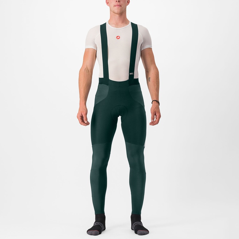 Castelli Sorpasso Ros bib tight - Green