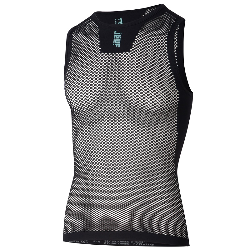 Juf Train sleeveless mesh inner tank top - Black