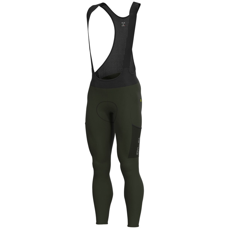 Ale Off Road Gravel Stones Cargo bib tight - Green