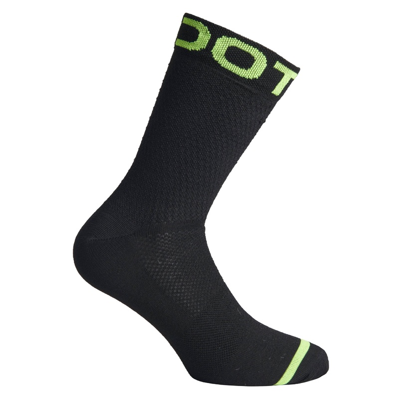 Dotout Pro Sock - Black-Fluorescent Yellow