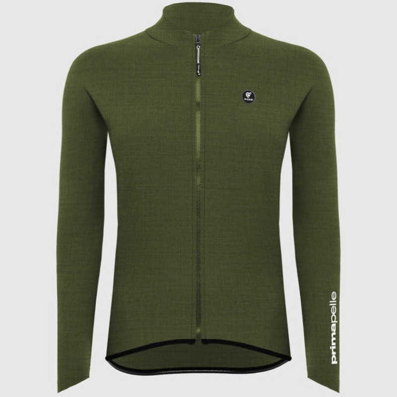 Pissei PrimaPelle women long sleeve jersey - Melange green