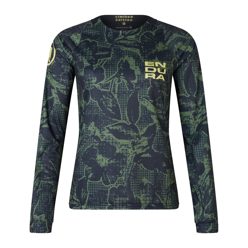 Endura LTD PRINTED long sleeve women jersey - Green
