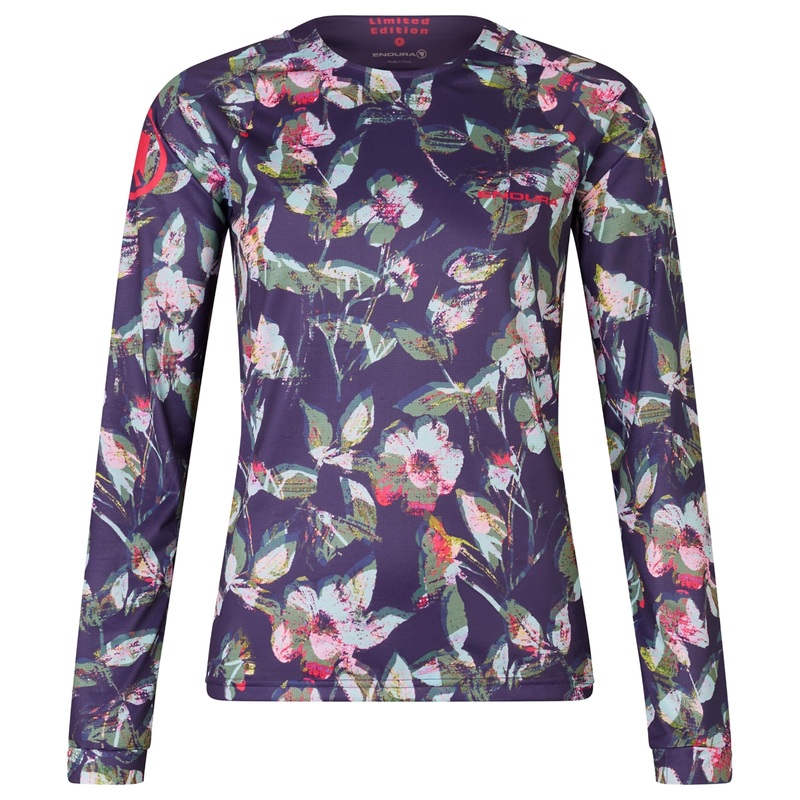 Endura LTD PRINTED long sleeve women jersey - Purple
