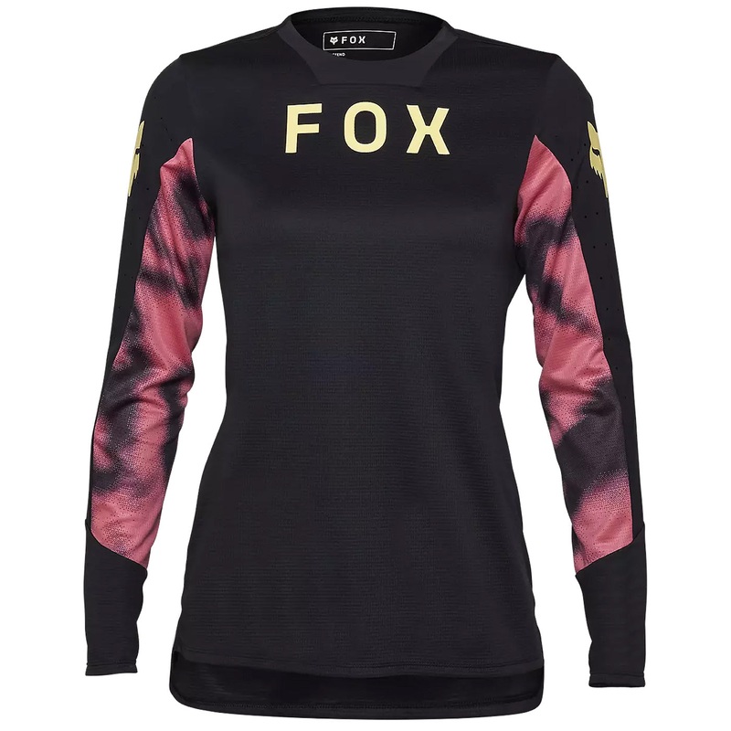 Fox Defend Taunt long sleeve women jersey - Black Pink