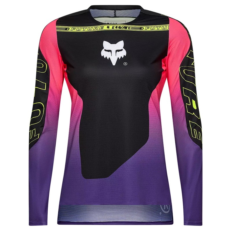 Fox Flexair Elevated long sleeve women jersey - Black