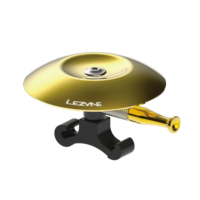 Lezyne Classic Shallow Brass Bell - Gold