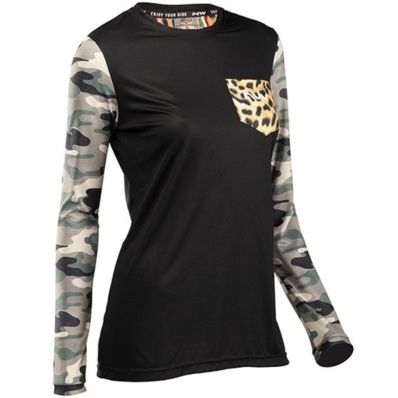 Northwave Wild All Mountain long sleeve women jersey - Black