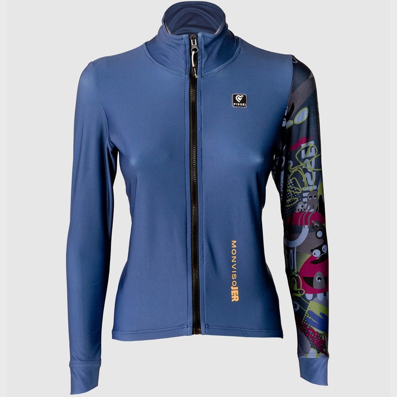 Pissei Monviso women long sleeves jersey - Cartoon