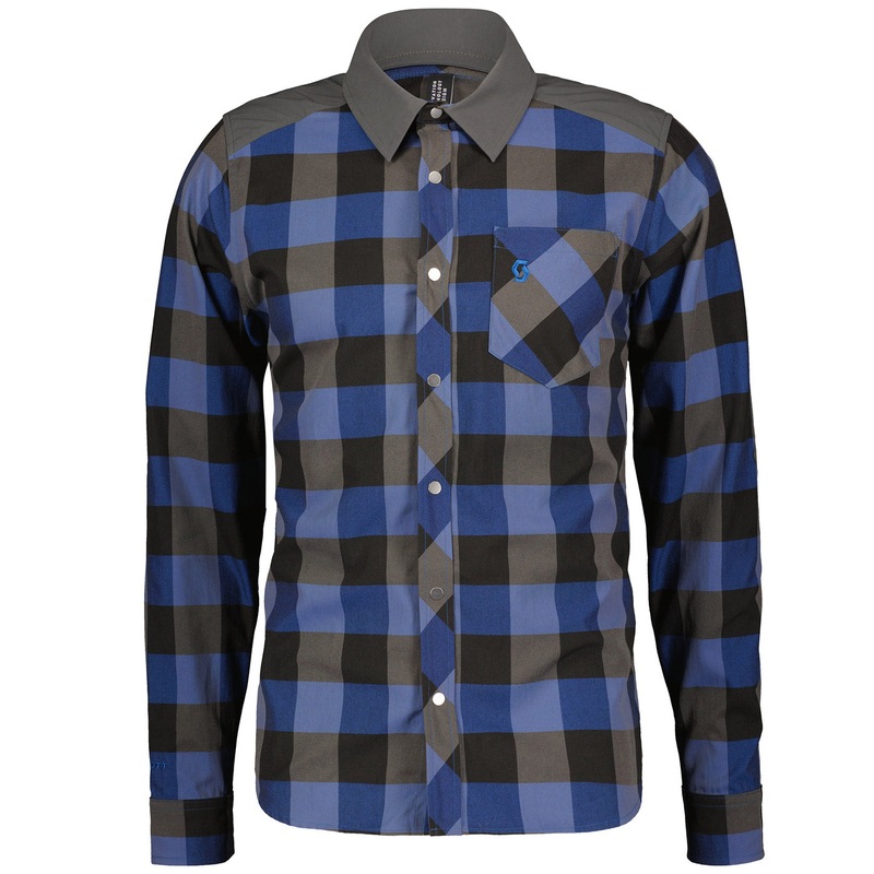 Scott Trail Flow Check Shirt - Blue