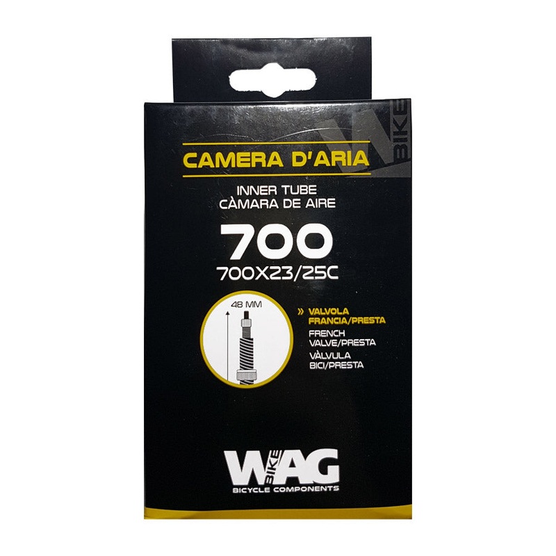 Wag Bike 700x23-25 Inner Tube - 48 mm Valve
