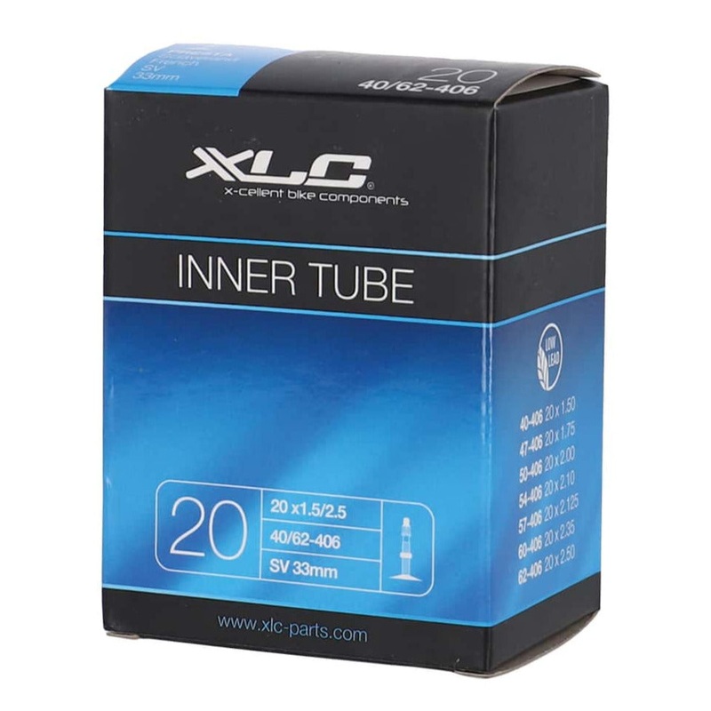 XLC 20X1.50/2.50 inner tube - Presta Valve 33 mm