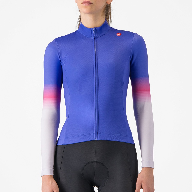 Castelli Corso Thermal women long sleeves jersey - Violet