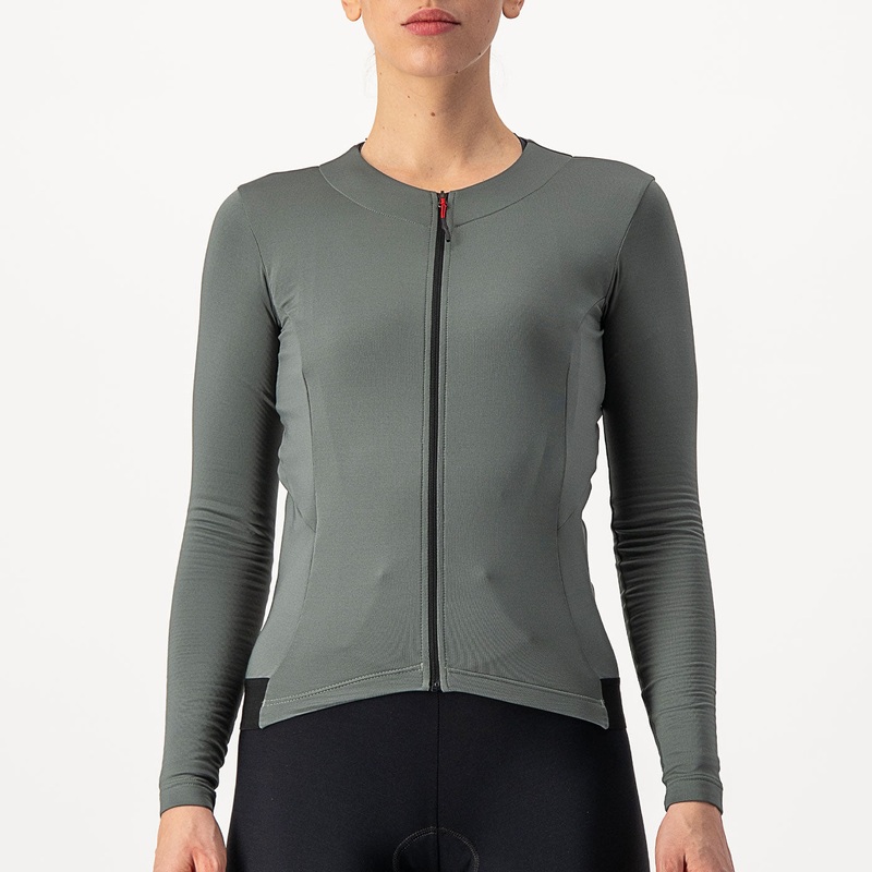 Castelli Fly women long sleeve jersey - Grey