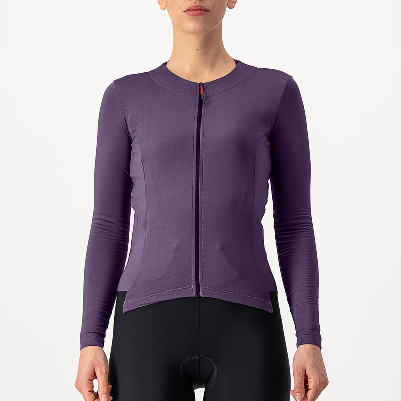 Castelli Fly women long sleeve jersey - Violet