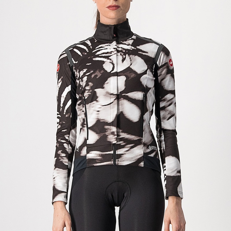 Castelli Perfetto RoS long sleeves woman jersey - Black White