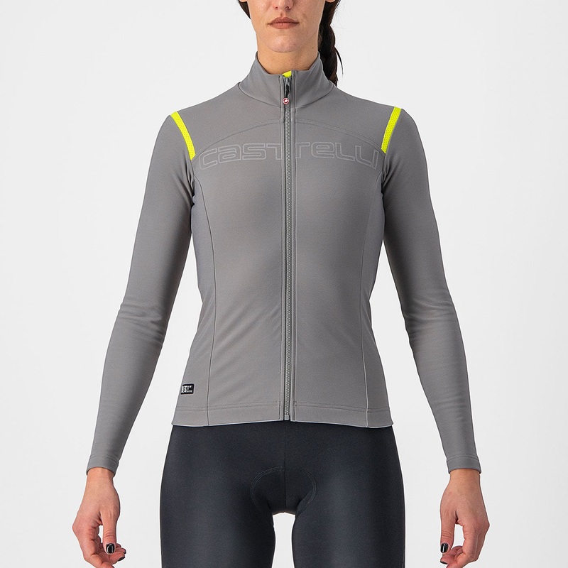 Castelli Tutto Nano RoS woman long sleeves jersey - Grey