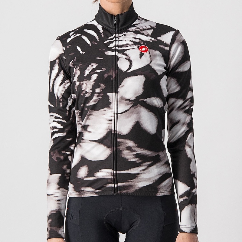 Castelli Unlimited long sleeves woman jersey - Black