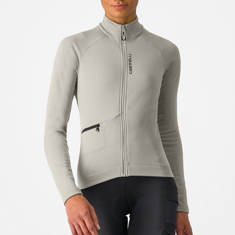 Castelli Unlimited Trail 2 woman long-sleeve jersey - Grey light