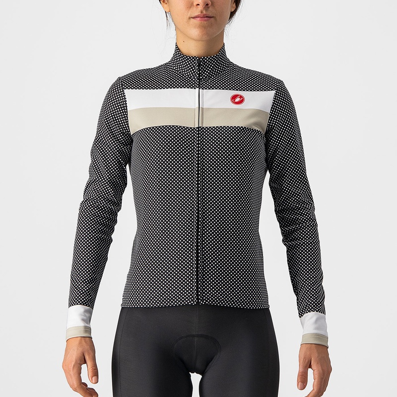 Castelli Volare woman long sleeves jersey - Black