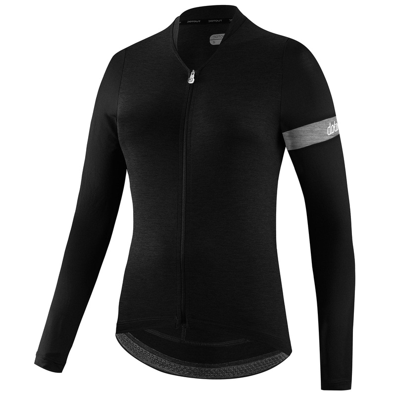 Dotout Block woman long sleeves jersey - Black