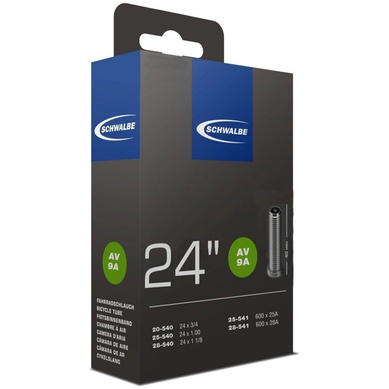 Schwalbe AV9A 24x1/1 1/8 inner tube - Schrader 40 mm