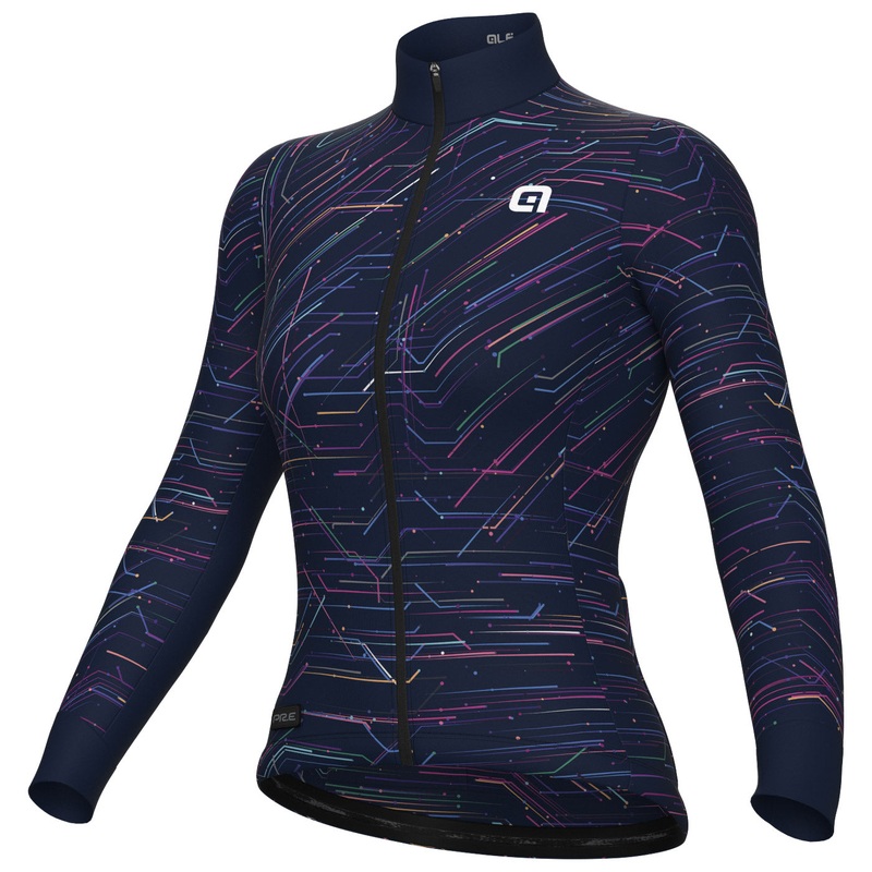 Ale PR-E Byte women long sleeve jersey - Blue
