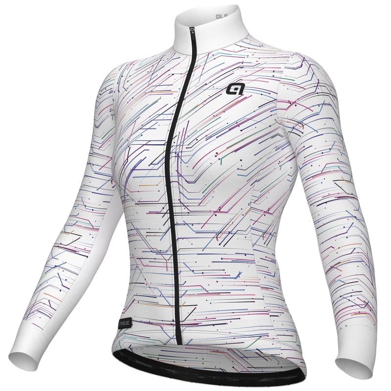 Ale PR-E Byte women long sleeve jersey - White