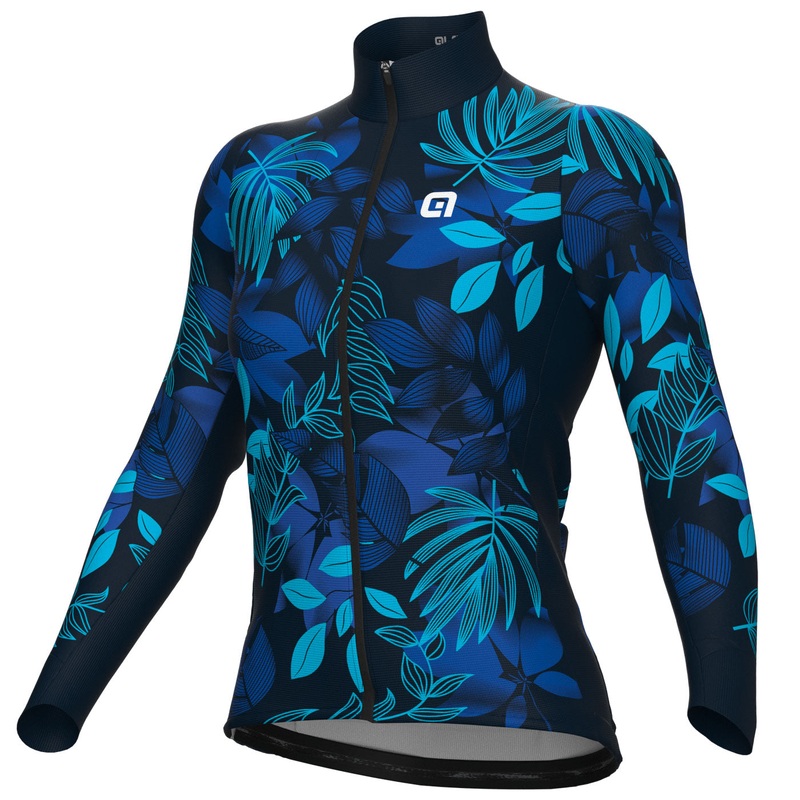 Ale PRR Green Garden long sleeve woman jersey - Blue