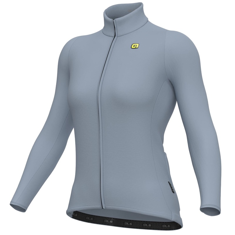 Ale R-EV1 Warm Race 2.0 women long sleeve jersey - Light blue
