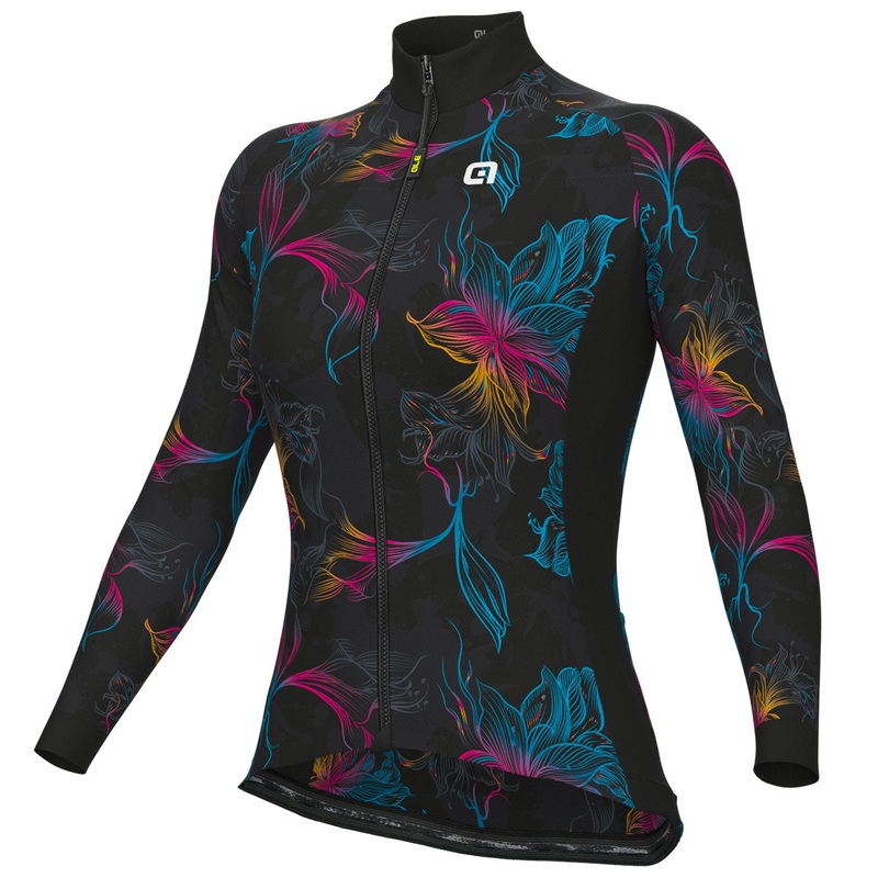 Ale Solid Chios long sleeve woman jersey - Grey