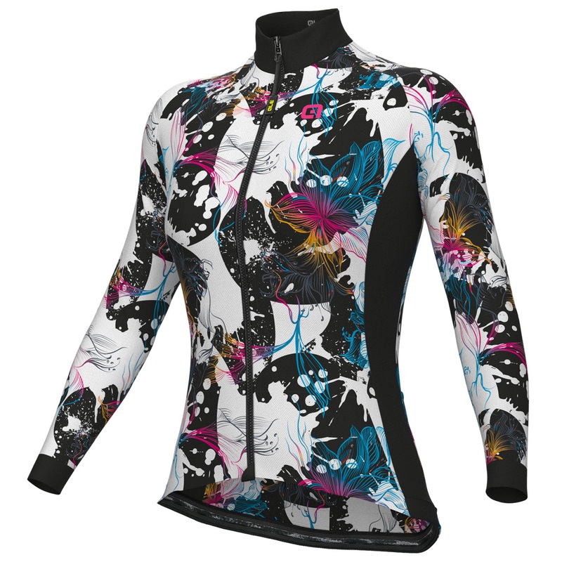 Ale Solid Chios long sleeve woman jersey - White