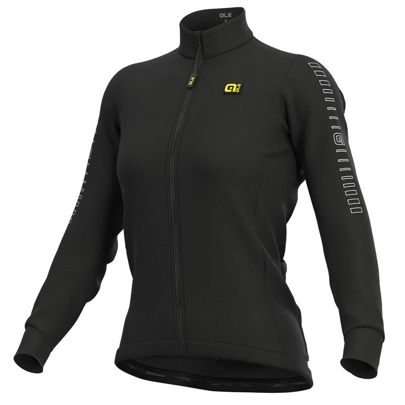 Ale Solid Fondo woman long sleeve jersey - Black