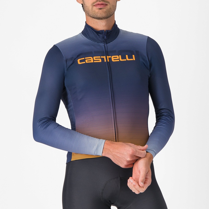 Castelli Apice long sleeved jersey - Blue
