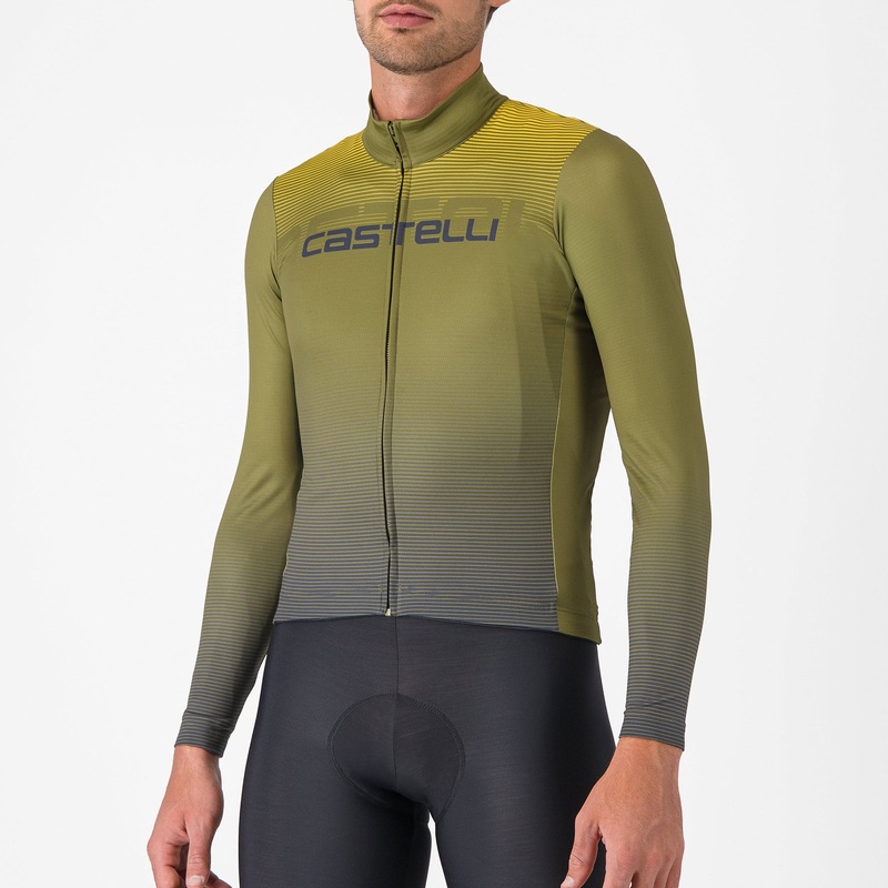 Castelli Apice long sleeved jersey - Green