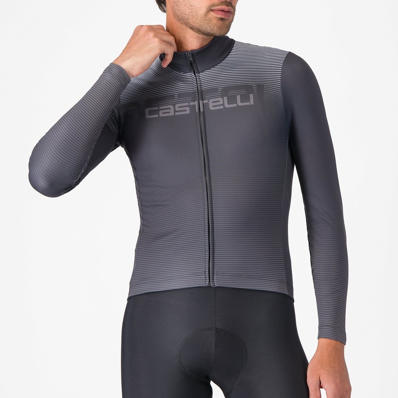 Castelli Apice long sleeved jersey - Grey