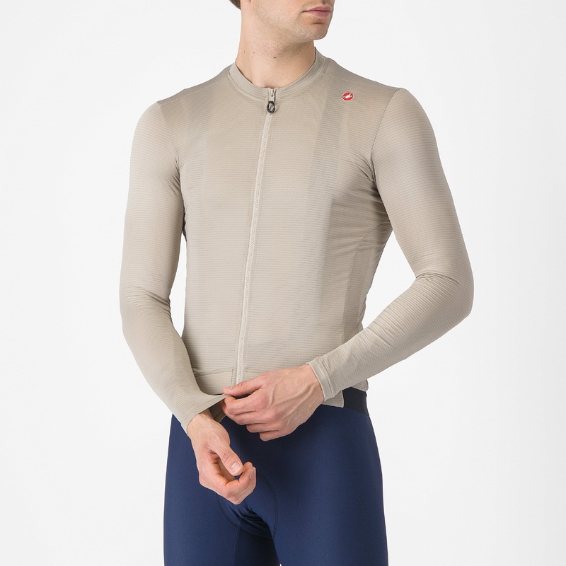 Castelli Espresso long sleeve jersey - Beige